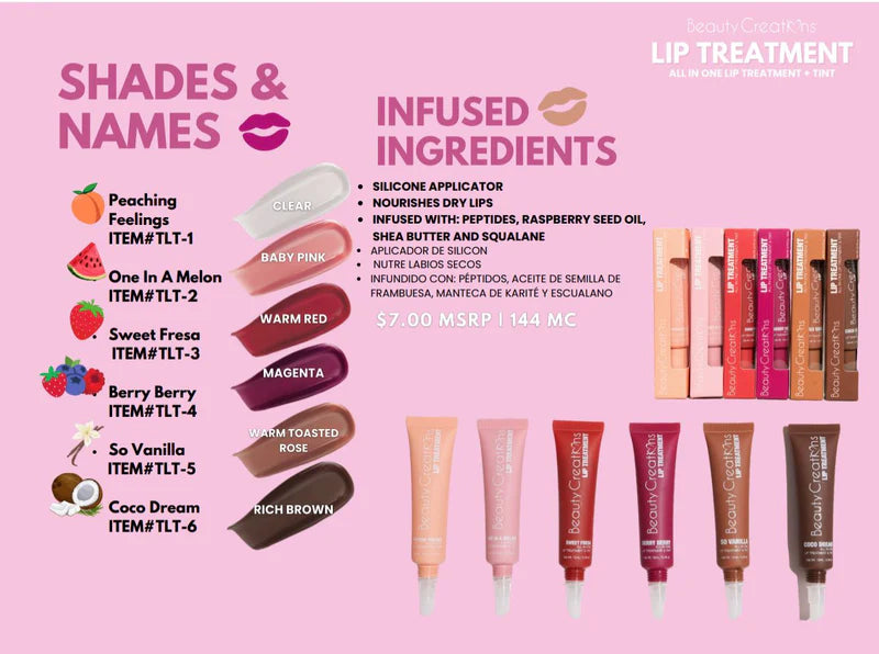 Beauty Creations Lip Treatment & Tint
