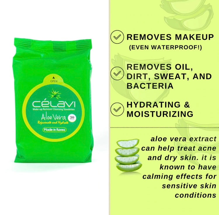 Celavi Make-up Remover Cleansing Towelettes