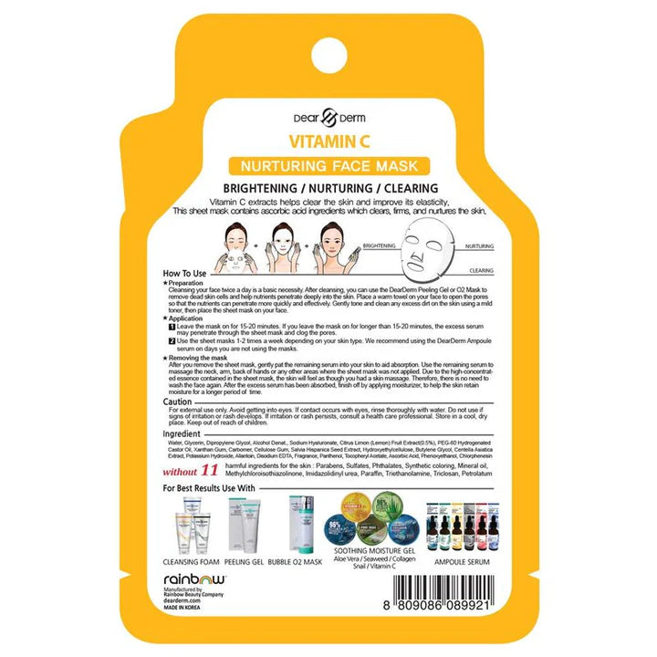 Vitamin C Nurturing Face Mask