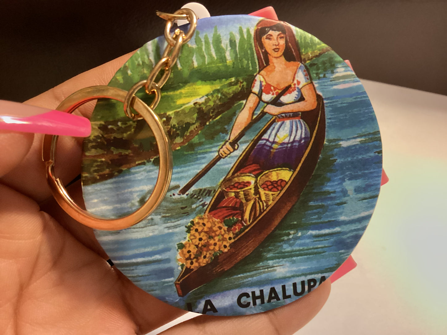 Loteria Double Sided Compact Mirror