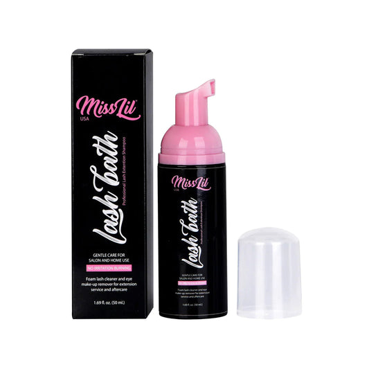 Foam lash cleaner and eye make-up remover