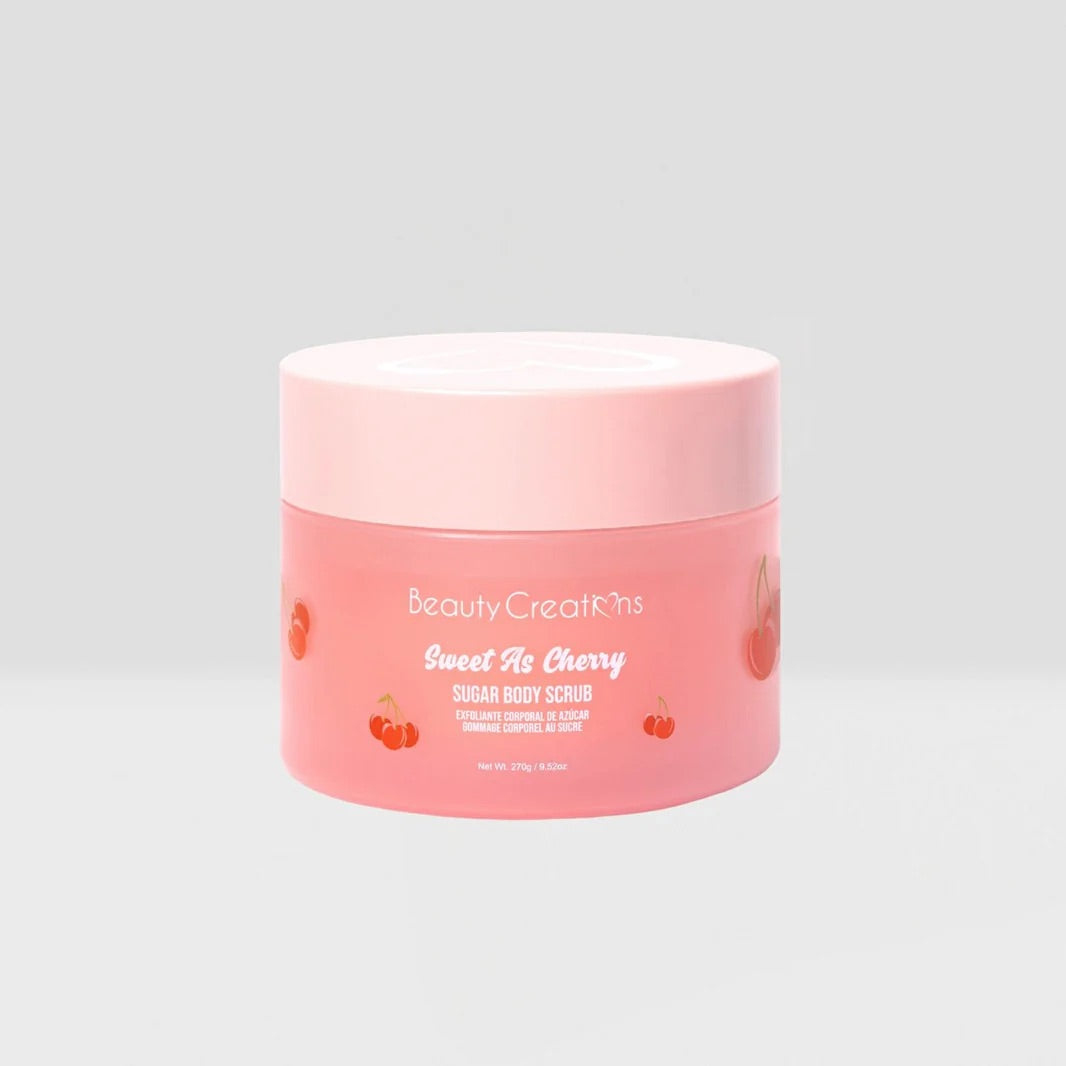 Beauty Creations Fruity Sweet As Cherry Sugar Body Scrub