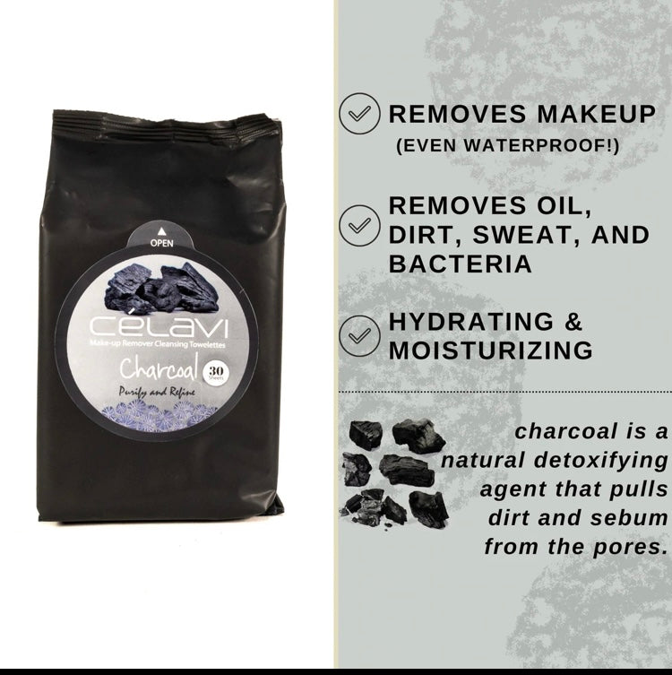 Celavi Charcoal Wipes