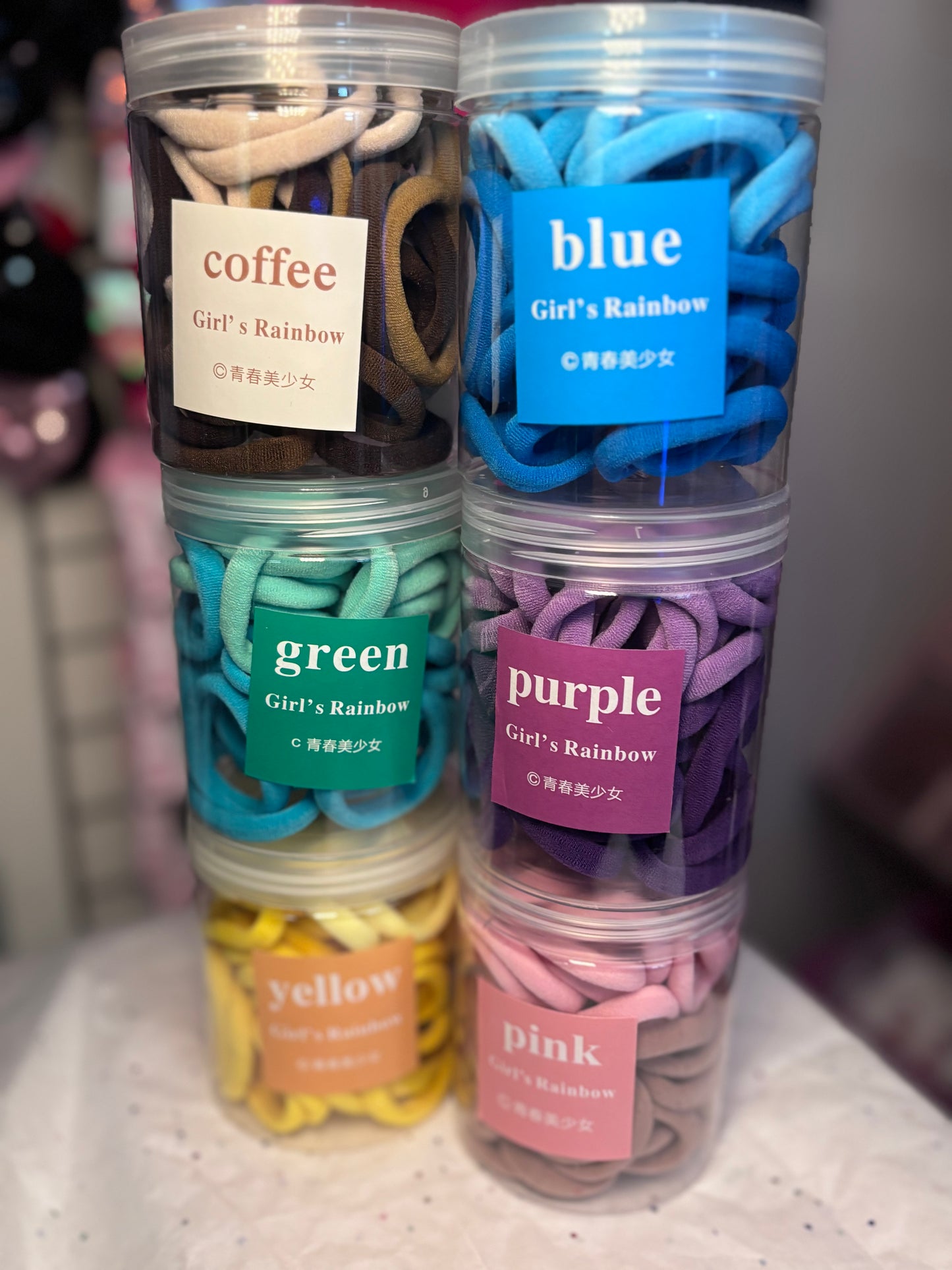 Hair ties 50 pcs