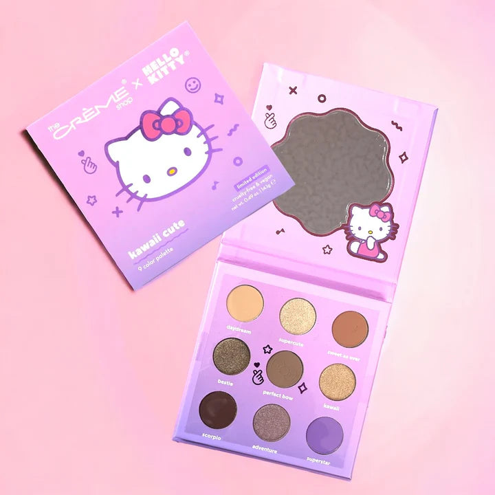 Eyes- The Creme Shop Hello Kitty Kawaii Cute Eyeshadow Palette