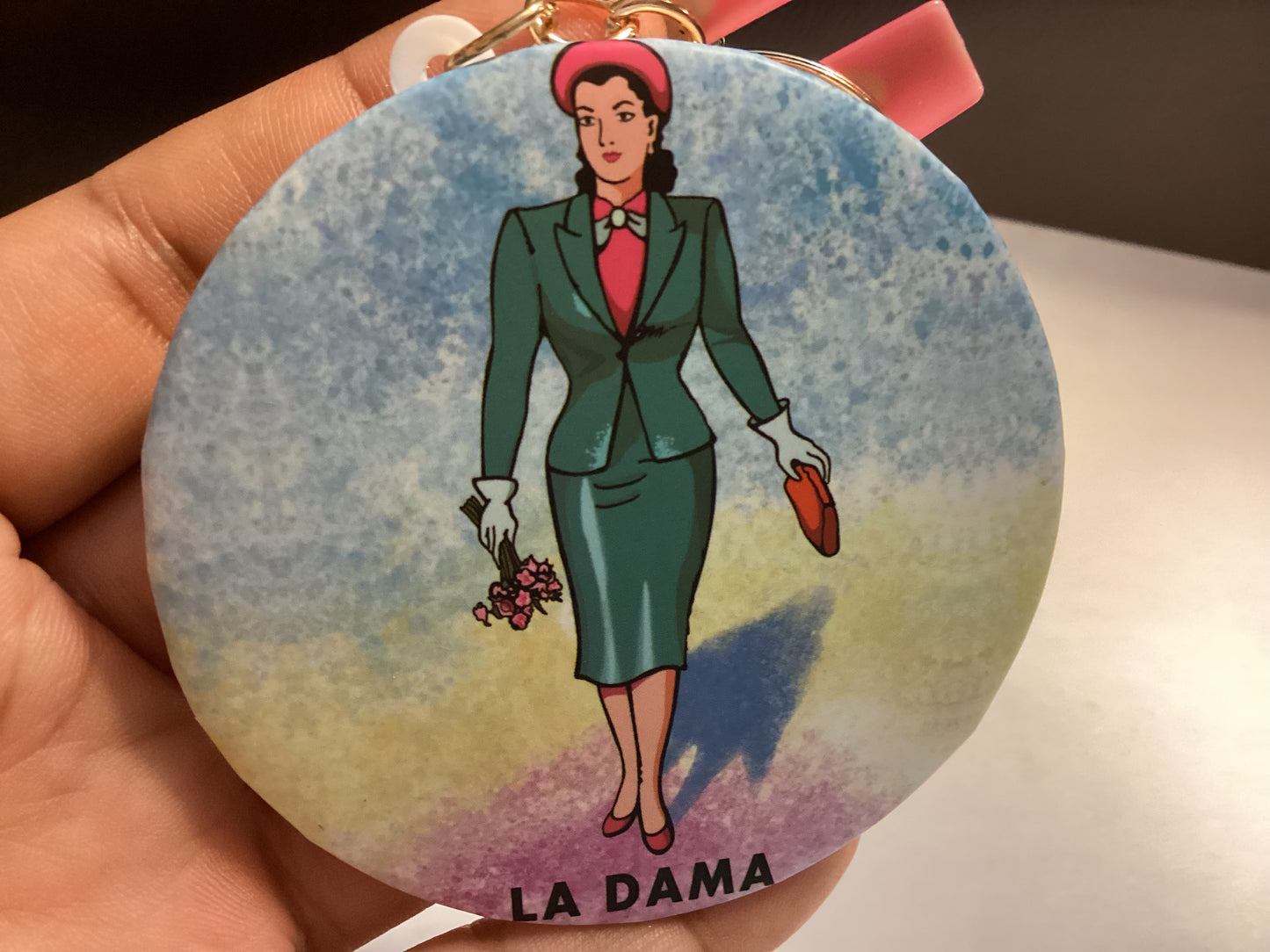 Loteria Double Sided Compact Mirror