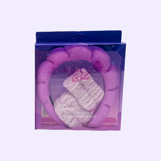 Simply Bella Spa headband & Wristband Se