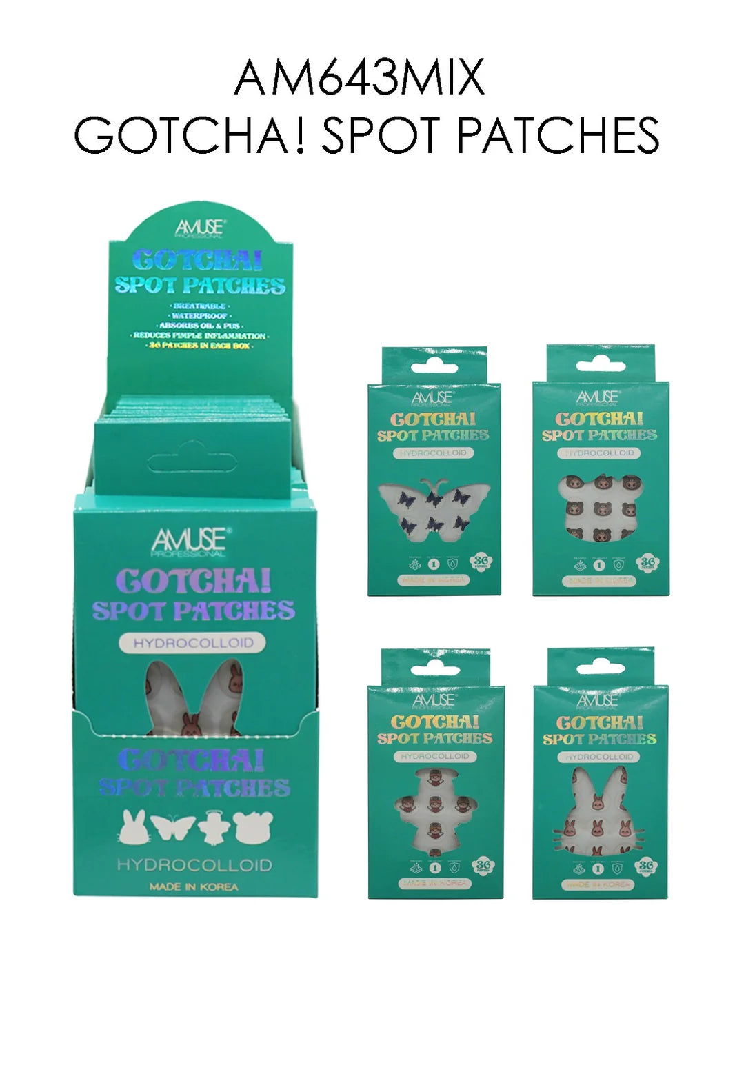 Amuse Gotcha Spot Patches