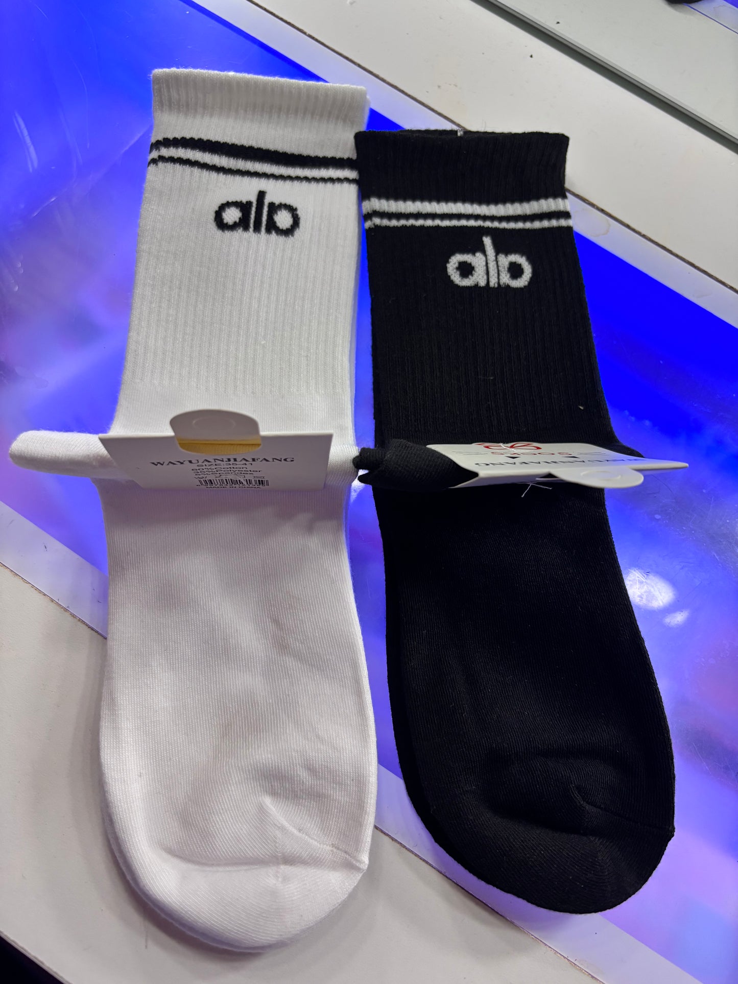 Long crew socks