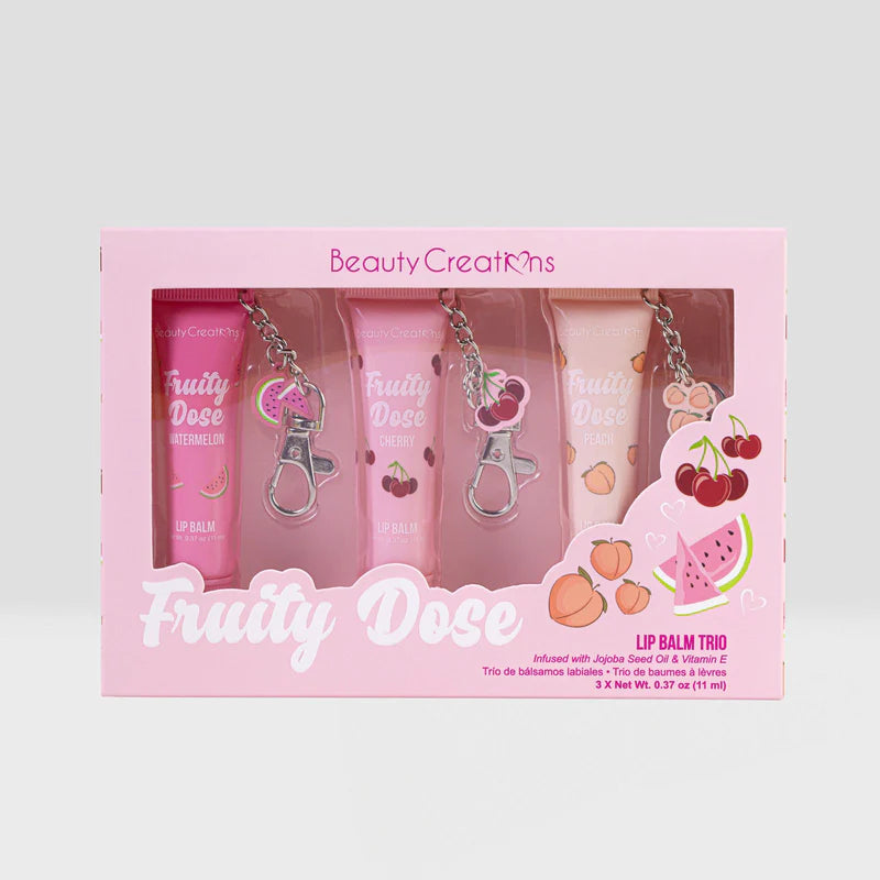Beauty Creations 3pcs Fruity Dose Lip Balm Trio