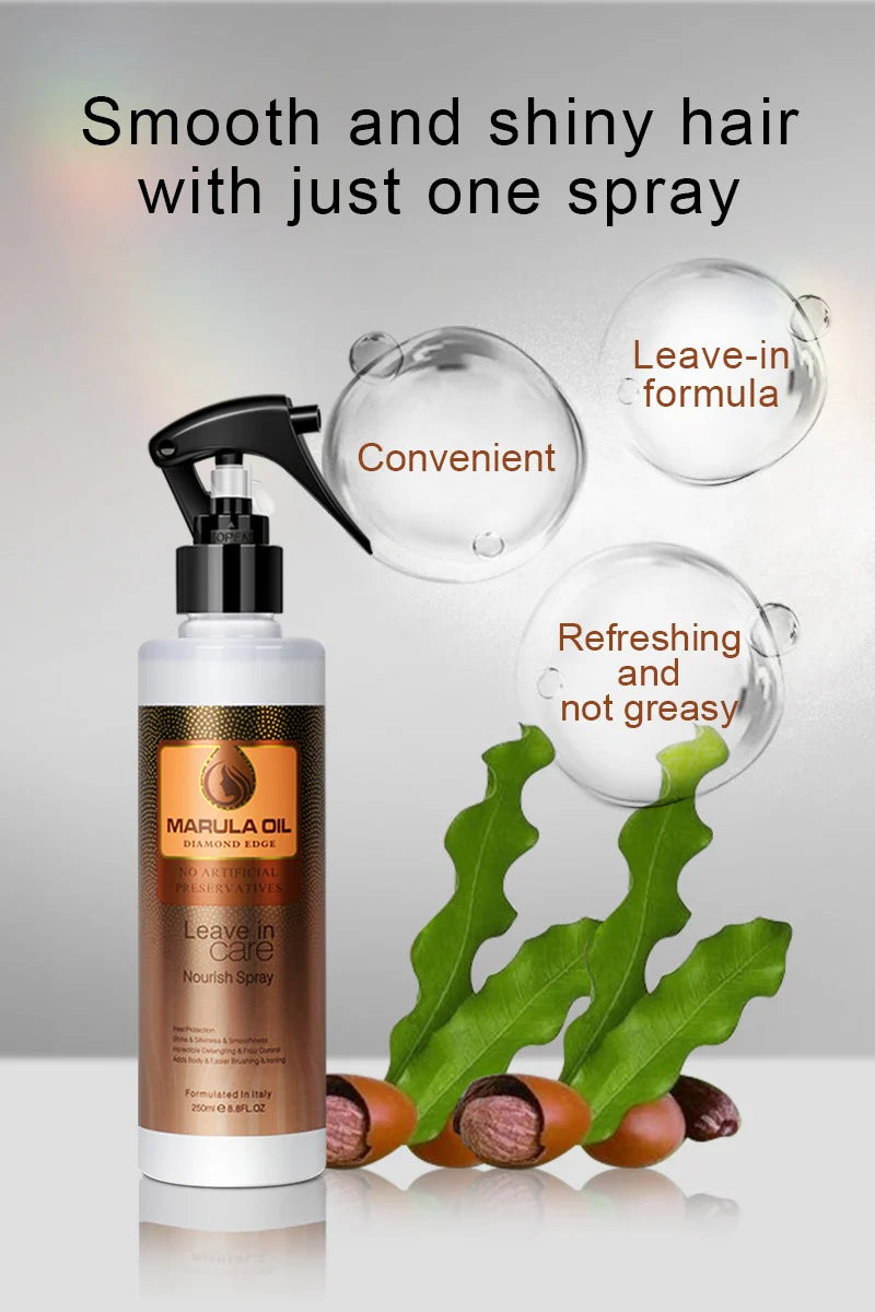 Heat Protector Marula Oil Leave In Nourish Spray