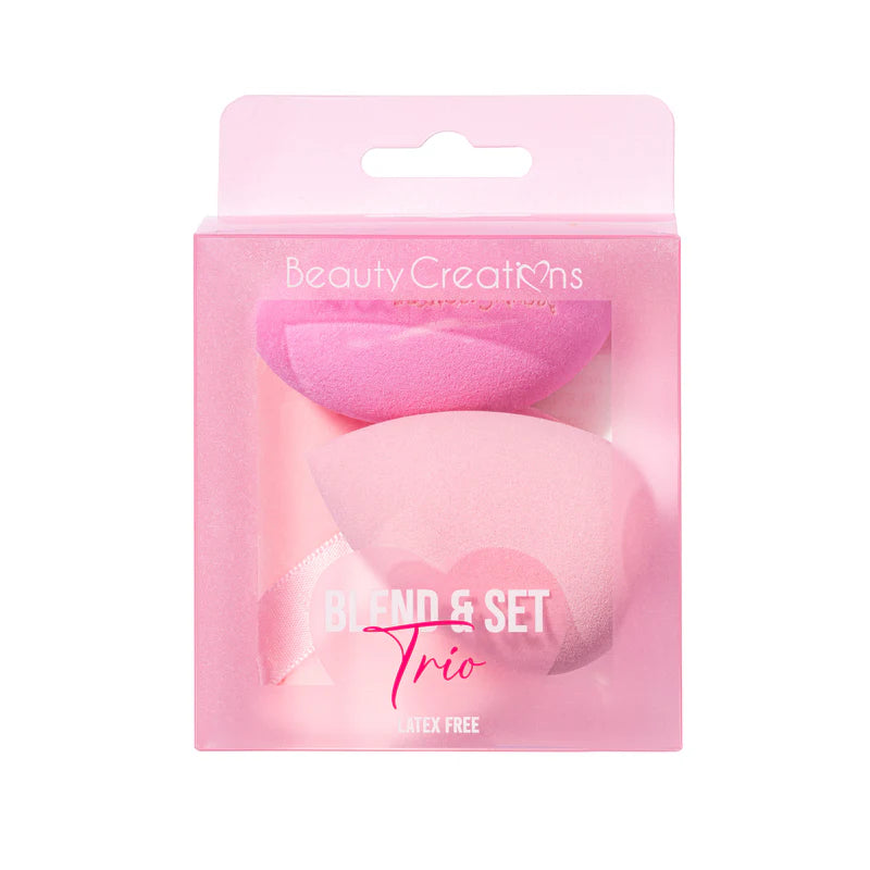 Beauty Creations Blend & Set Trio Beauty Blender Sponge Set