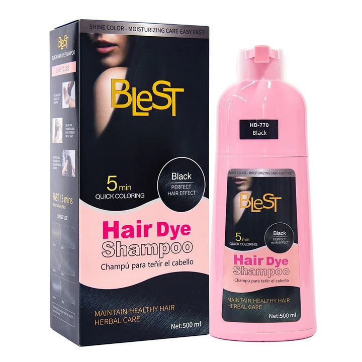 16.9oz Hair Dye Shampoo- Black
