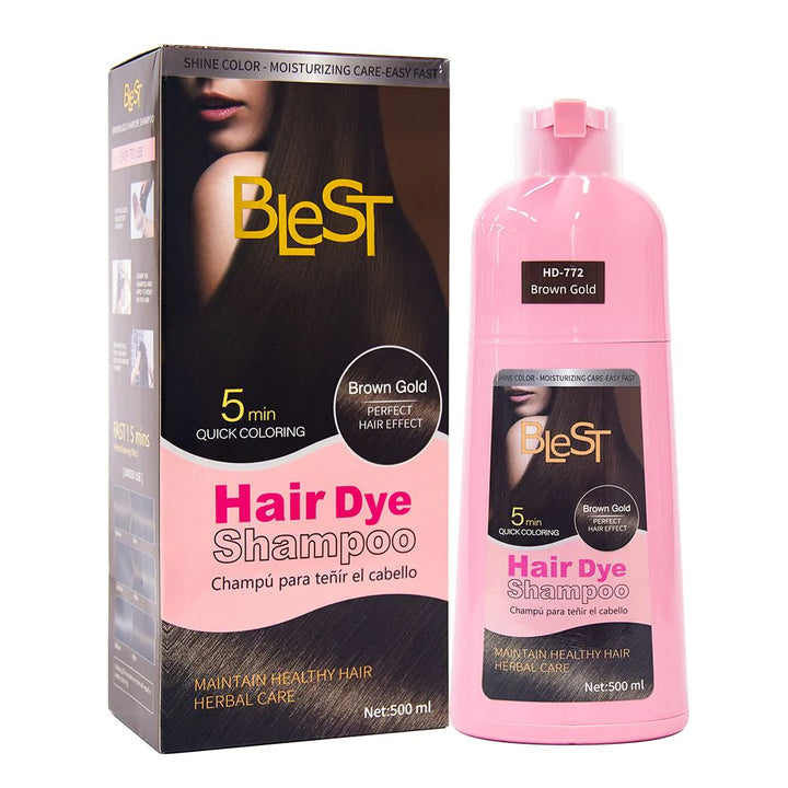 16.9oz Hair Dye Shampoo- Brown Gold