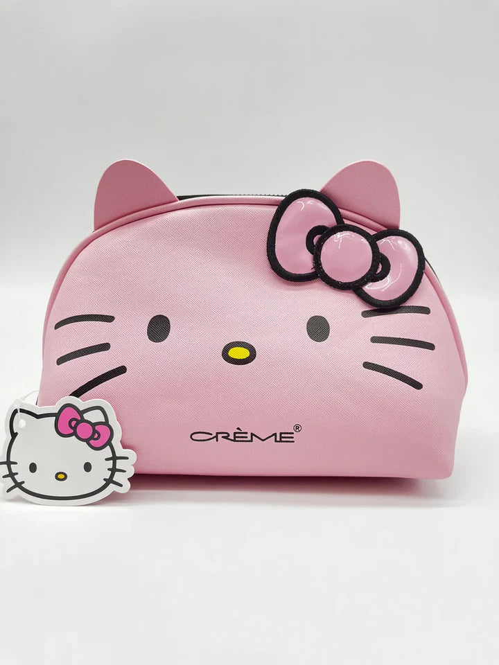 Crème Hello Kitty Holiday Dome Travel Pouch. LIMITED EDITION