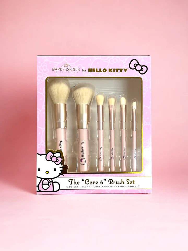 Brushes- Impressions Hello Kitty The Core 6pc Brush Set