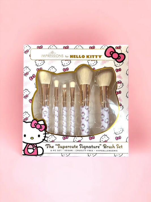 Brushes- Impressions Hello Kitty Super Cute Signature 6pc Brush Set